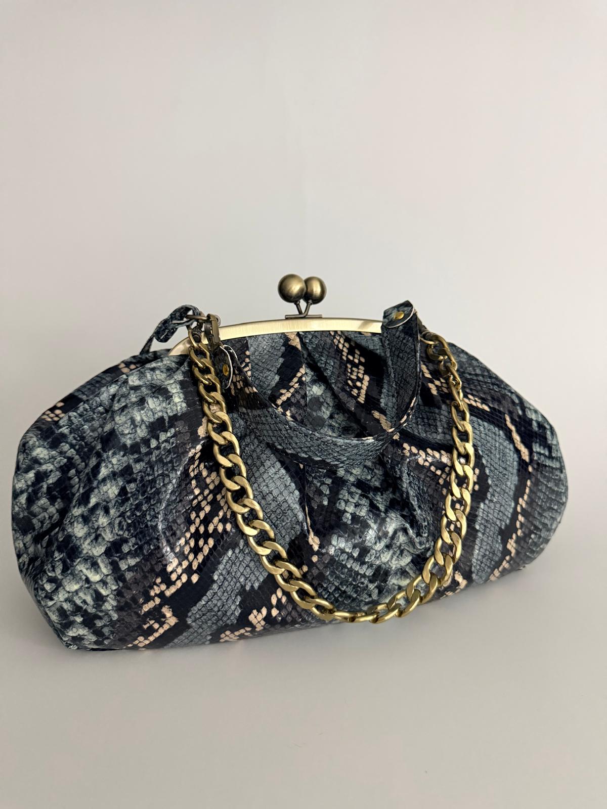 Amara Grey Python torba